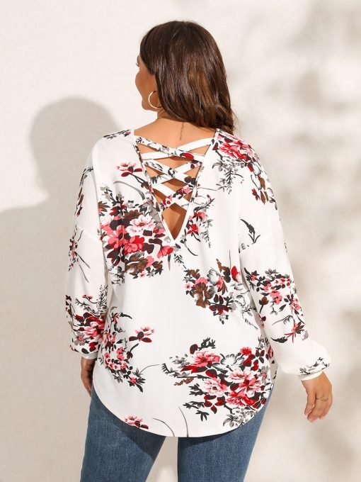 Blouse Fleurie Grande Taille